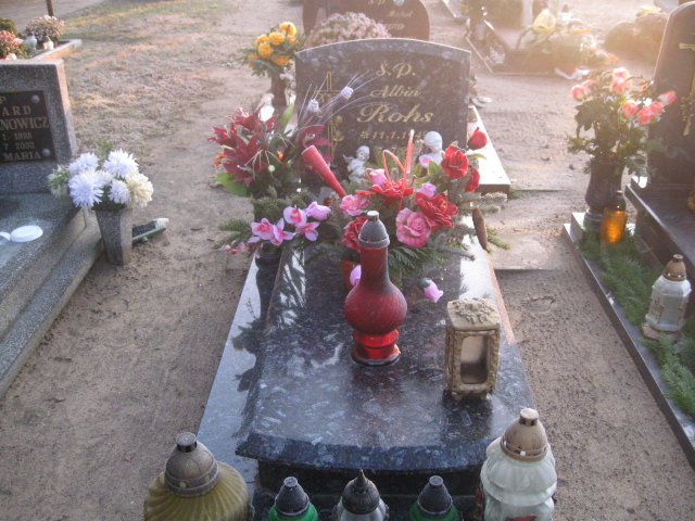 Grób Albin Rohs