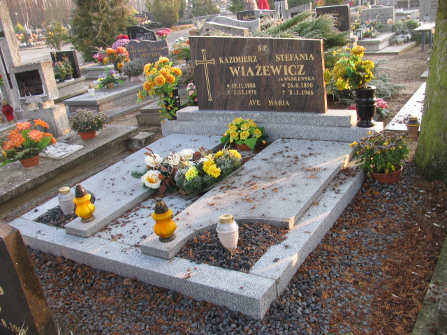 Grób Stefania Wiażewicz