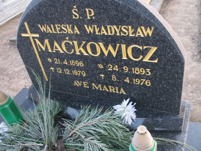 Grób Władysław Maćkowicz