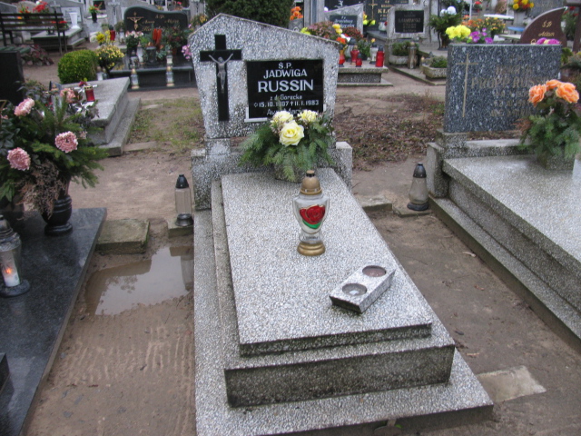 Grób Jadwiga Rusin