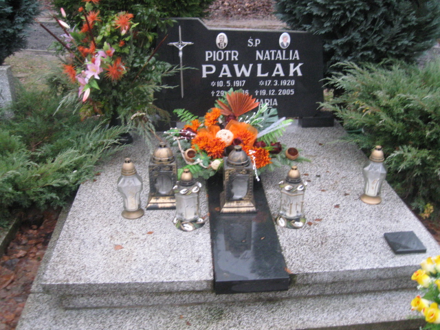 Grób Piotr Pawlak