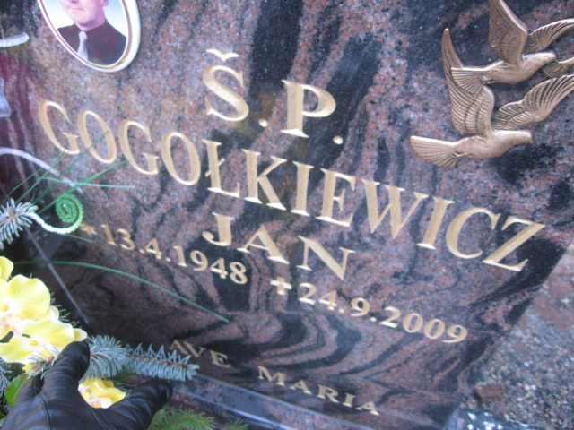 Grób Jan Gogołkiewicz