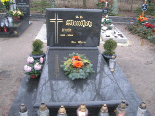 Grób Łucja Manthey